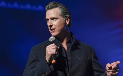 El gobernador de California, Gavin Newsom