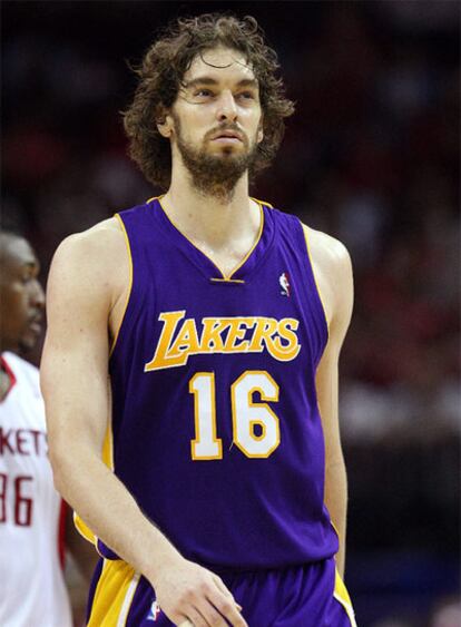 Pau Gasol, en un partido con Los Ángeles Lakers.