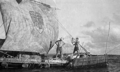 Imagen del Kon-Tiki.