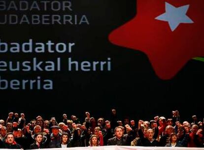 Imagen del acto abertzale celebrado el pasado sábado en Barakaldo