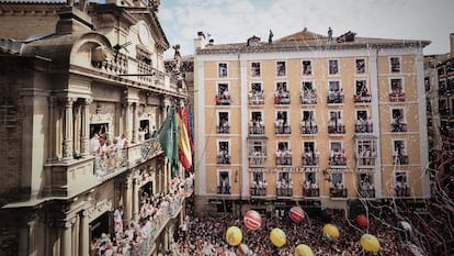El chupinazo de los sanfermines 2025, en imágenes
