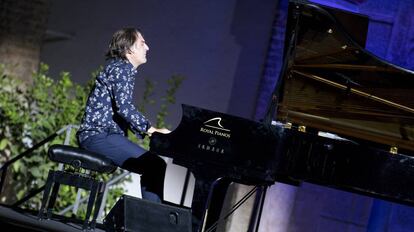 El pianista David Dorantes, en un concierto en el Real Alcázar de Sevilla en 2016.