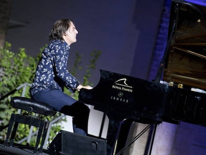 El pianista David Dorantes, en un concierto en el Real Alc&aacute;zar de Sevilla en 2016.