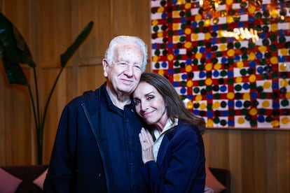 José Carlos Plaza y Ana Belén, este lunes en Madrid.