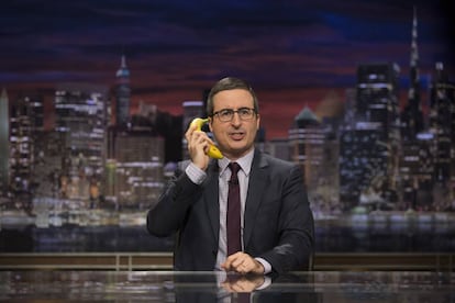 John Oliver en el primer programa de la nueva temporada de &#039;Last Week Tonight&#039;. 