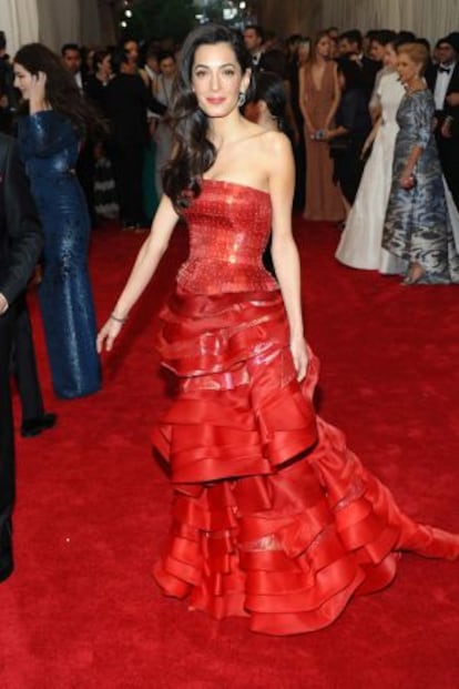 Amal Clooney, en la gala del MET.