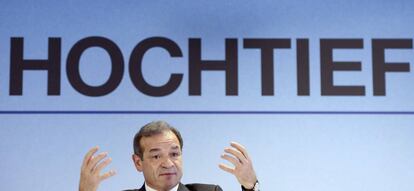 El presidente de la constructora alemana Hochtief, Marcelino Fernández Verdes.