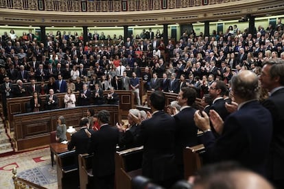 El Congreso de los Diputados, en el acto solemne de apertura de la XII Legislatura. 