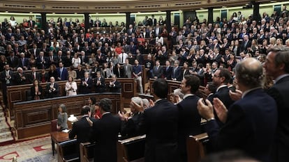 El Congreso de los Diputados, en el acto solemne de apertura de la XII Legislatura. 