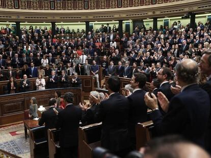 El Congreso de los Diputados, en el acto solemne de apertura de la XII Legislatura. 