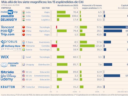 Los 15 favoritos de Citi más allá de Google, Microsoft y los grandes para sacar el máximo jugo en Bolsa al mundo digital