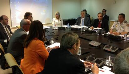 Reunión de la Junta Local de Seguridad de Madrid.