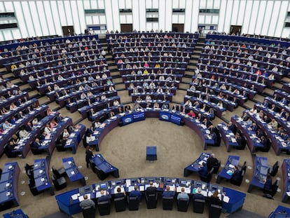 Sede del Parlamento Europeo en Estrasburgo, donde el jueves se celebra una votación clave para la biodiversidad.