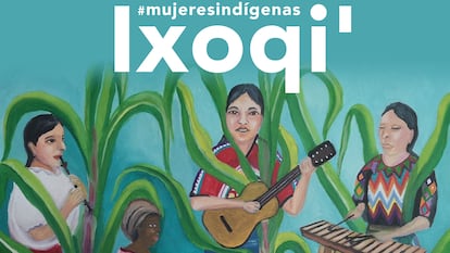 Imagen de la playlist colaborativa de Spotify donde se reúnen por primera vez las voces de decenas de artistas indígenas.