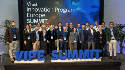 Los participantes de Visa Innovation Program Europe en 2023. Foto cedida por la empresa. FOTO CEDIDA POR LA EMPRESA