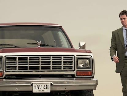El actor Andrew Garfield, protagonista de la miniserie 'Por mandato del cielo'.