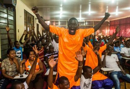 Senegaleses entre os imigrantes ilegais no abrigo em Rio Branco.