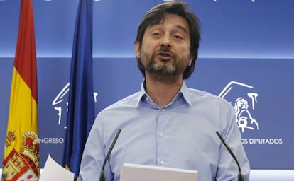 Rafael Mayoral, en el balance del año por parte de Podemos.