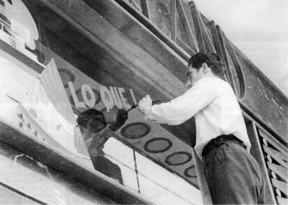 Fernando Piñana va ser un dels creadors de les façanes del cine Capitol.