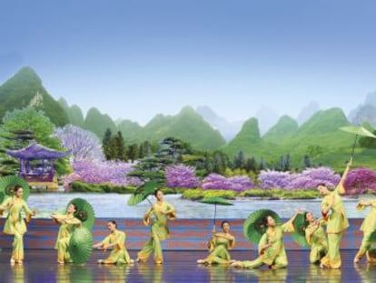 Una imagen del espect&aacute;culo de Shen Yung Performing Arts.