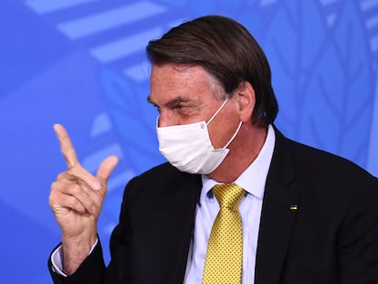 Jair Bolsonaro, presidente de Brasil, en Brasilia, el pasado 29 de junio.