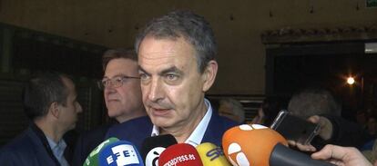 El expresidente del Gobierno José Luis Rodríguez Zapatero