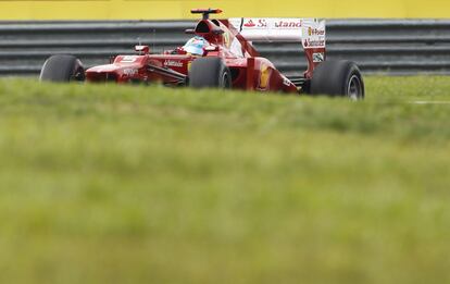 Fernando Alonso, en el circuito de Sepang.