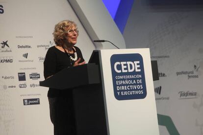 La alcaldesa de Madrid, Manuela Carmena.
