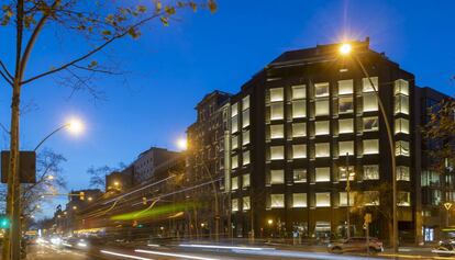 El hotel Almanac, en la Gran Vía de Barcelona.