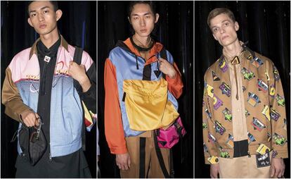 Colección masculina de Prada para el verano 2020.