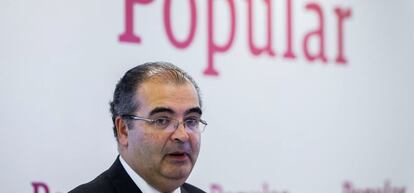 El ya expresidente del Banco Popular, &Aacute;ngel Ron.