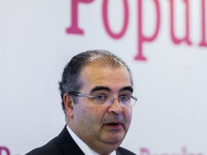 El ya expresidente del Banco Popular, &Aacute;ngel Ron.