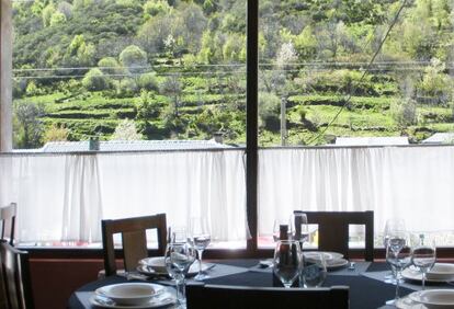 El comedor de La Fasgarecha, en Fasgar (Le&oacute;n). 