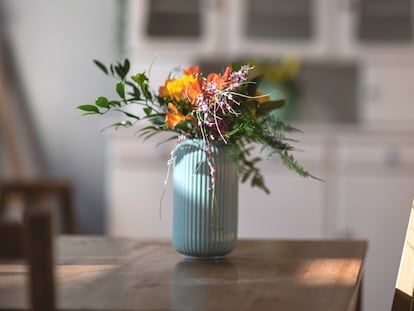 Una gran idea para colocar flores, ramilletes y otros elementos decorativos.GETTY IMAGES.