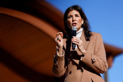 U.S. Republican presidential candidate and former U.S. Ambassador to the United Nations Nikki Haley