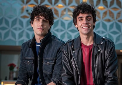 Los actores Javier Calvo y Javier Ambrossi, el pasado febrero en los Premios Gaudí en Barcelona.