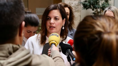 La portavoz socialista en el Ayuntamiento de Valencia, Sandra Gómez.