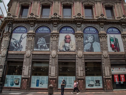 Fachada del Museo del Estanquillo, donde permanecen las cenizas de Carlos Monsiváis.