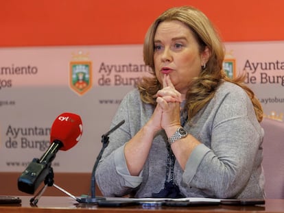 La alcaldesa de Burgos, Cristina Ayala, en una imagen de archivo.