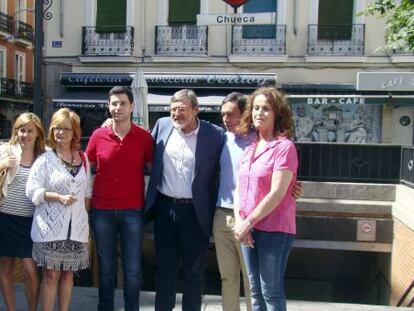 Jaime Lissavetzky durante la visita a Chueca con motivo del inicio del Orgullo LGTB en Madrid.