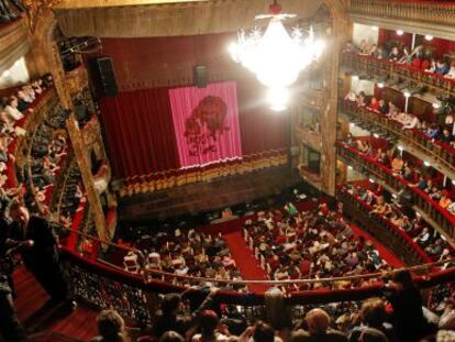 Una representación en el Teatro Español.