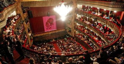 Una representación en el Teatro Español.