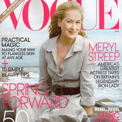 Meryl Streep, en la portada de <i>Vogue USA.</i>