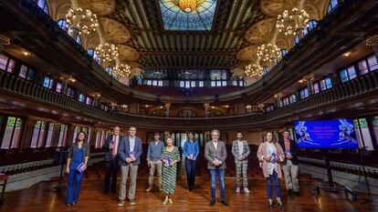 Presentación de la temporada 2021-2022 del Palau de la Música que tendrá a Gardiner, un ciclo de ópera y la integral de Brahms.
A.BOFILL/PALAU DE LA MÚSICA
21/05/2021