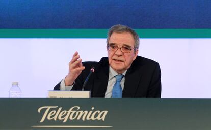 C&eacute;sar Alierta, presidente ejecutivo de Telef&oacute;nica.