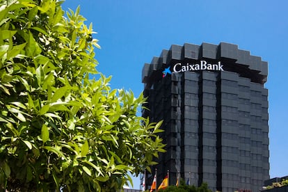 Sede  de CaixaBank en Barcelona.