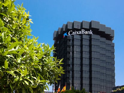 Sede  de CaixaBank en Barcelona.