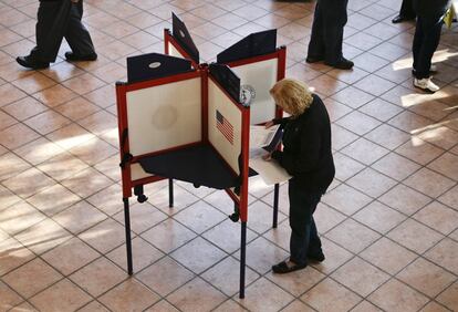 Colegio electoral en Mount Kisco, Nueva York.