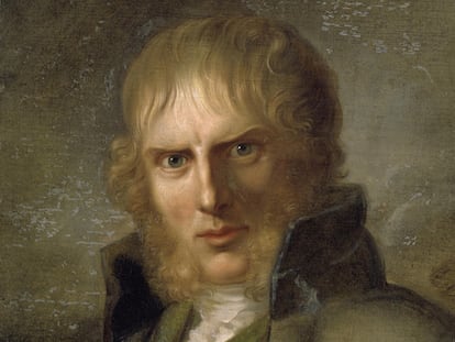 Caspar David Friedrich en un retrato de Gerhard von Küngelgen.