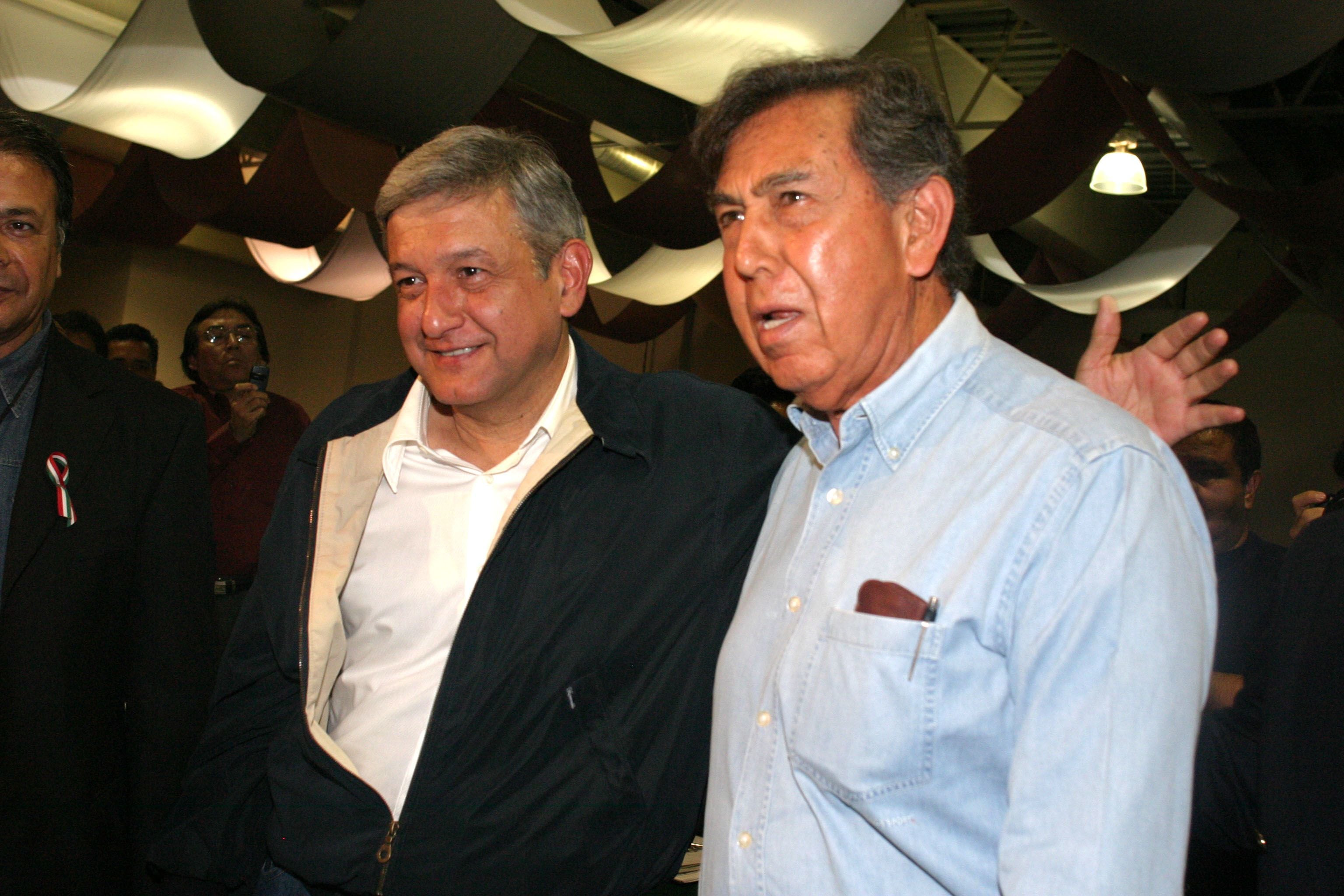 López Obrador y Cuauhtémoc Cárdenas.